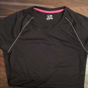Champion black gym shirt